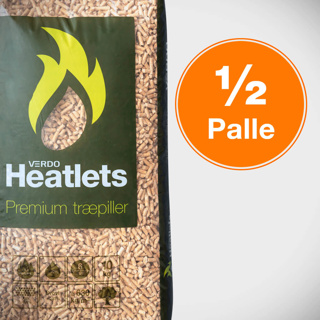Heatlets Premium træpiller, 6mm, 10 kg, 480 kg